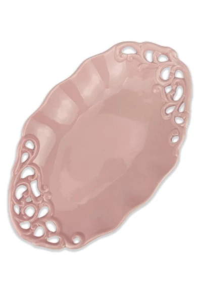 Digithome Royking 26 Cm Oval Porselen Tabak Pembe - Fc115013c C320.113