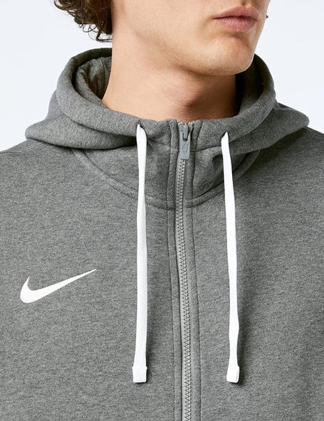 Nike M Nk Flc Park20 Fz Hoodie Erkek Gri Sweatshirt CW6887-063 - 5