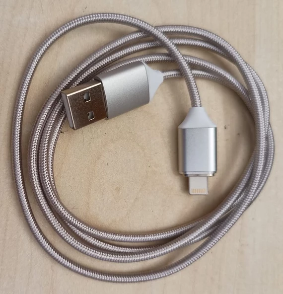 Apple iphone Uyumlu Mıknatıslı Hızlı Şarj Kablosu 1 Metre 2.1A - 2