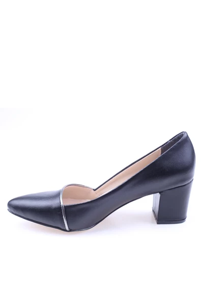 Bilener 414 Kadın Günlük 6 cm Topuklu Cilt Ayakkabı - 3