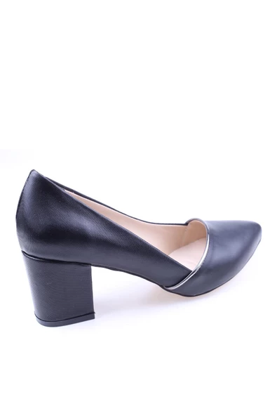 Bilener 414 Kadın Günlük 6 cm Topuklu Cilt Ayakkabı - 4