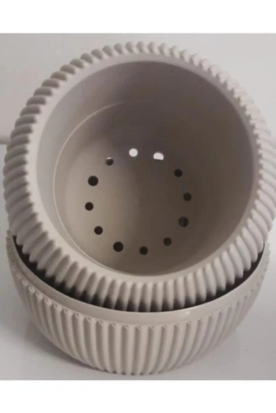 Mercan Saksı 2 Numara 0,35 Litre Su Hazneli Dekoratif Kaktüs Sukulent Saksı 11,8x9,2 cm - Resim 4