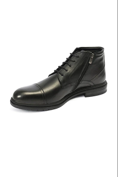 Greyder 76584 Hakiki Deri Bağcıklı Klasik Kürklü Erkek Bot - 2