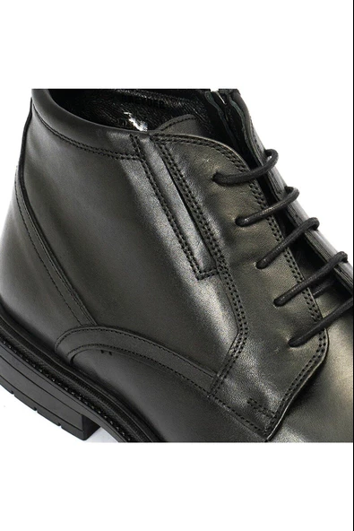 Greyder 76584 Hakiki Deri Bağcıklı Klasik Kürklü Erkek Bot - 4