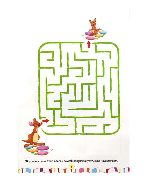 Dikkat Geliştiren Çizgiler Kitabı Mor Şemsiye Yayınları - Resim 2