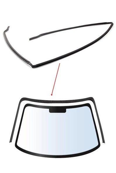 BMW E39 ÖN CAM LASTİĞİ ürün görseli 1