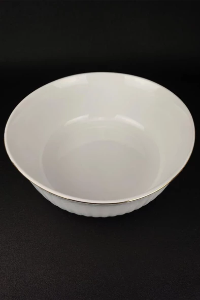 Digithome Laren Porselen Yuvarlak Salata Kase Gold – LMG 417 C320.113 - 2