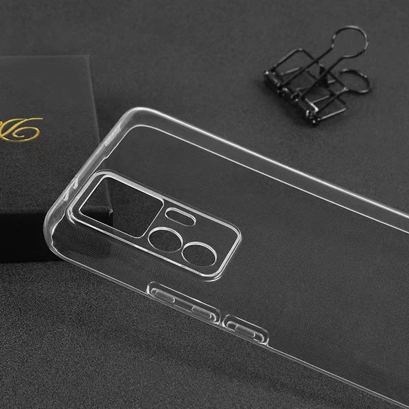 Xiaomi Mi 12T Pro 5G Kılıf Şeffaf Silikon Hibrit Case Kapak - 2