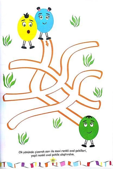 Dikkat Geliştiren Renkler ve Şekiller Mor Şemsiye Yayınları - Resim 3