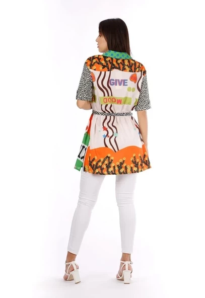 Modatalika Kadın Kemerli Tunik - Resim 3