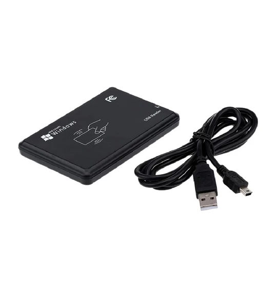 EM4100 Usb Rfid Okuyucu 125 KHz Usb Rfid Manyetik Kart Okuyucu Personel Takip Kapı Giriş Kontrol Sayaç - Resim 2