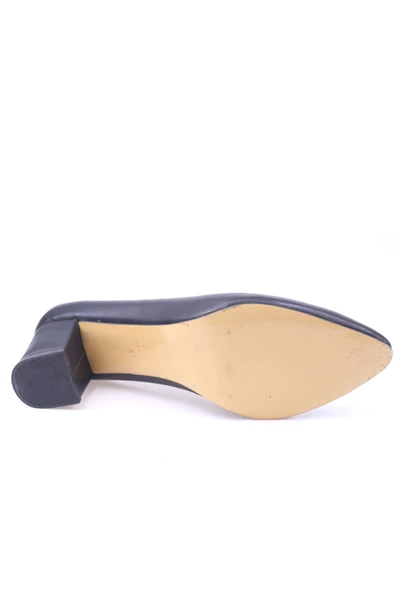 Ceylan CV100 Kadın Günlük 6 cm Topuklu Cilt Ayakkabı - 6