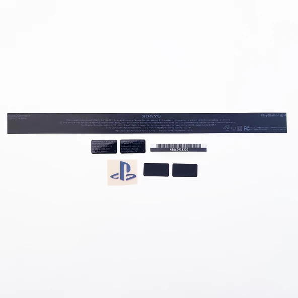 Playstation 4 1000 Model Kasa Yenileme Tamir Etiket PS4 Yedek Parça Sticker Label