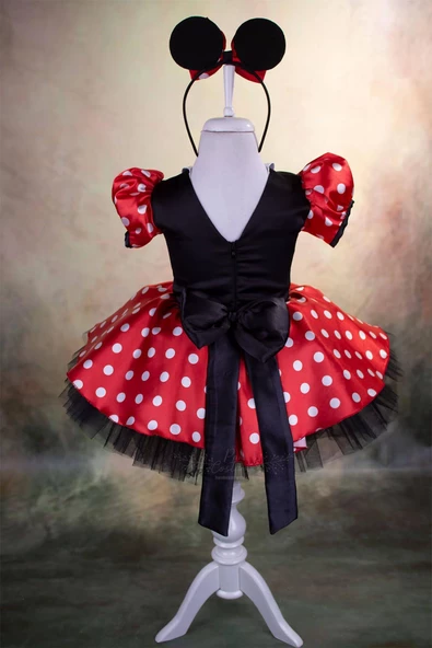 Minnie Mouse Kız Çocuk Kostümü - 5