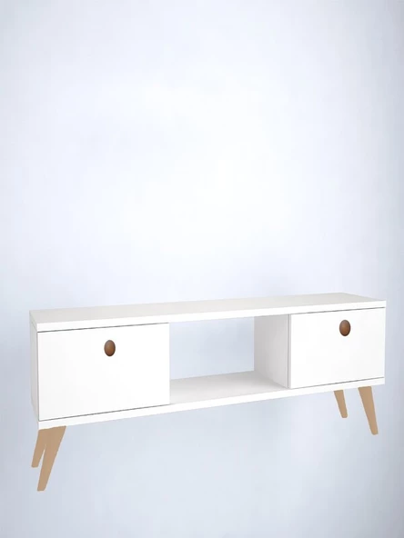 140 Cm Eda Beyaz Tv Ünitesi - 4