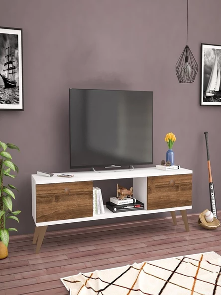 140 Cm Eda Beyaz-Haliç Tv  Ünitesi - 2