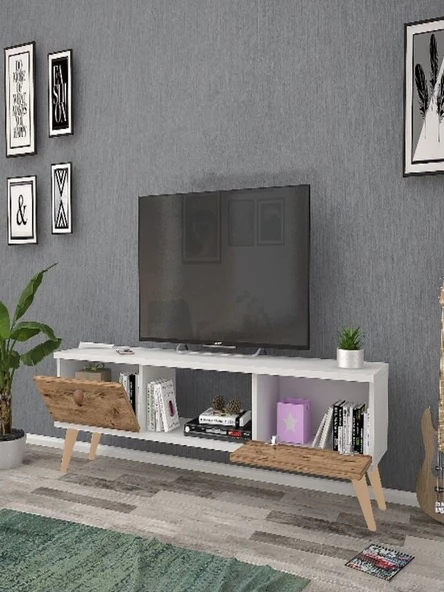 140 Cm Eda Beyaz-Atlantik Tv Ünitesi - 3