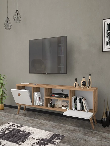 160 Cm Esin Atlantik-Beyaz Tv Ünitesi - 3