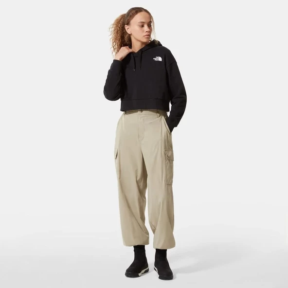 The North Face W TREND CROP HOODIE - EU Kadın Sweatshirt NF0A5ICYN121 - Resim 2