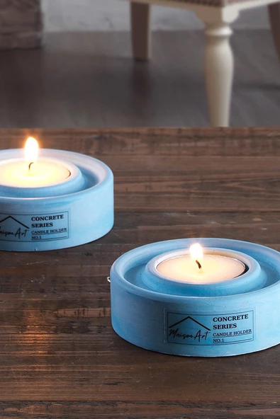 Holder | 3'Lü Set Mumluk | Tea Light Mumluk Seti | Dekoratif Şamdan Mumluk - Resim 4