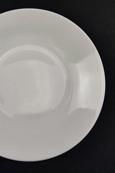 Digithome 6’lı Deniz Form Porselen Çukur Tabak Yemek Tabağı Seti 19 Cm Krem – TL4037010 C320.003 - 6