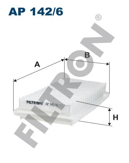(FILTRONAP142/6)HAVA FİLTRESİ COROLLA 1.4D-2.0D-4D-2.0 D46 AVENSIS 2.0D-4D 04=>