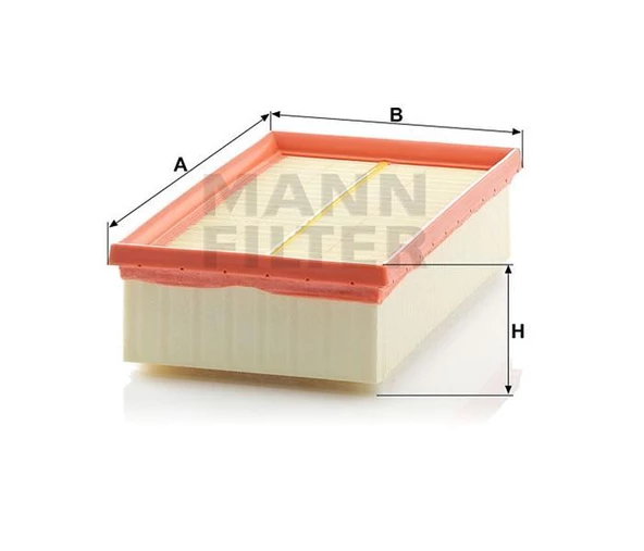 (MANN C2485/1) HAVA FİLTRESİ CLIO III 1.5 DCI-1.6 16V-2.0 16V (05-)
