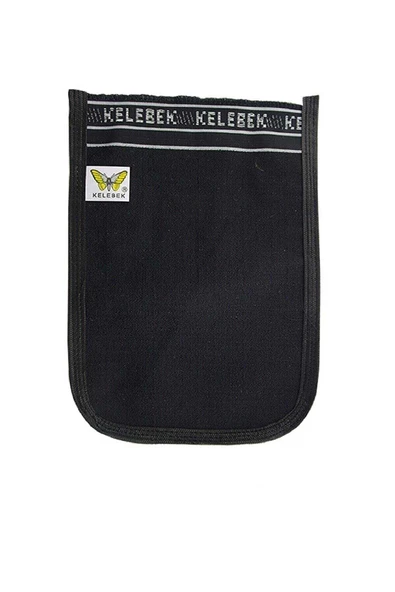 2 Adet Osmanlı Kalın Siyah Banyo Hamam Kesesi 25x17 Cm - 2