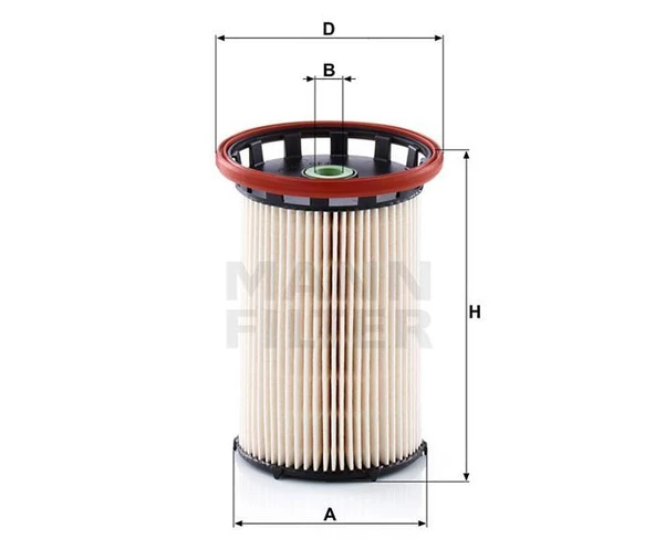 (MANN PU8008/1) YAKIT FİLTRESİ PASSAT 05=> SHARAN 10=> TIGUAN 07=> AUDI Q3 11=> SEAT ALHAMBRA 11=> 2.0 TDİ