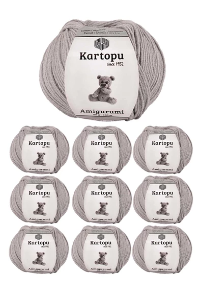 10 Adet Amigurumi El Örgü İpi 50gr 991 ürün görseli 1