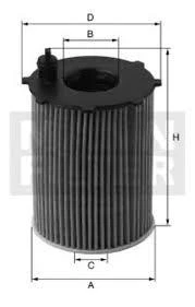 YAĞ FİLTRESİ P208-P301-P308-P508-P2008-PARTNER TEPPE-BERLINGO-CELYSEE-C3-C4-DS3-DS4-DS5-JUMPY 1.6HDİ