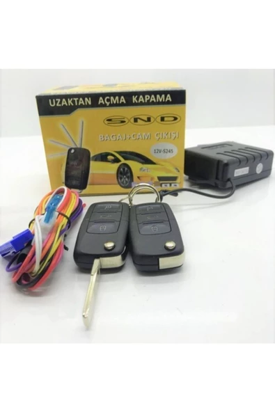 12V Sustalı Uzaktan Açma Kapama Alarm Seti