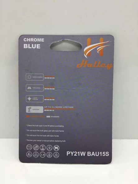 HALLEY 12V 93 AMPUL 21W DİADEM TURUNCU DÜZ TIRNAK (2 AD - 3