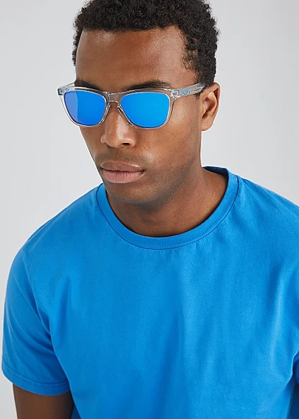 Oakley Ojector Güneş Gözlüğü Polished Clear Prizm Sapphire - 8