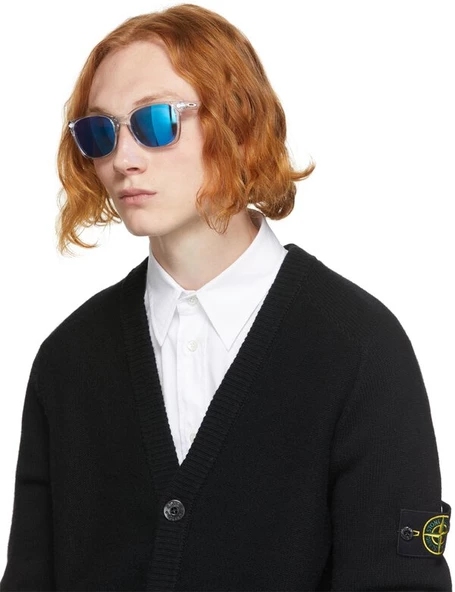 Oakley Ojector Güneş Gözlüğü Polished Clear Prizm Sapphire - 6