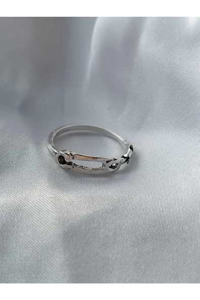 Farklı Tarz Çelik Yüzük - Resim 3