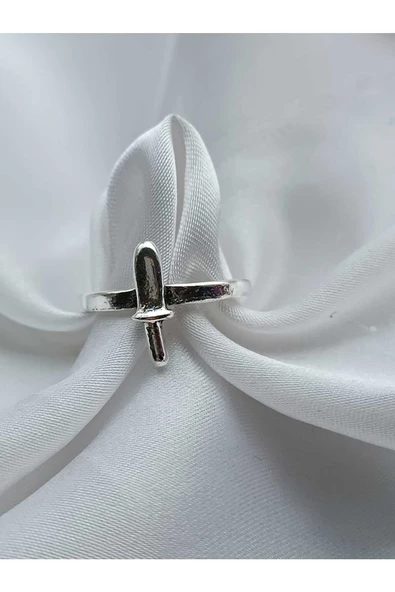 Farklı Tarz Çelik Yüzük - Resim 3