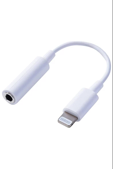 İphone Uyumlu Kablolu Kulaklık Çevirici Adaptör Lightning To Headphone Jack Dönüştürücü - 3