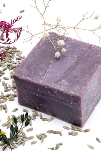 Lavanta Sabunu Hatay El Yapımı %100 Organik Doğal Sabun 1 Kalıp 130 Gram - 2