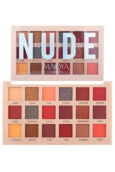 MAQYA Cosmetics 18'li Nude Far Paleti Maqya1448