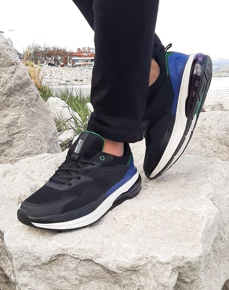 Kinetix Harvey Siyah Air Taban Erkek Spor Ayakkabı - Resim 4