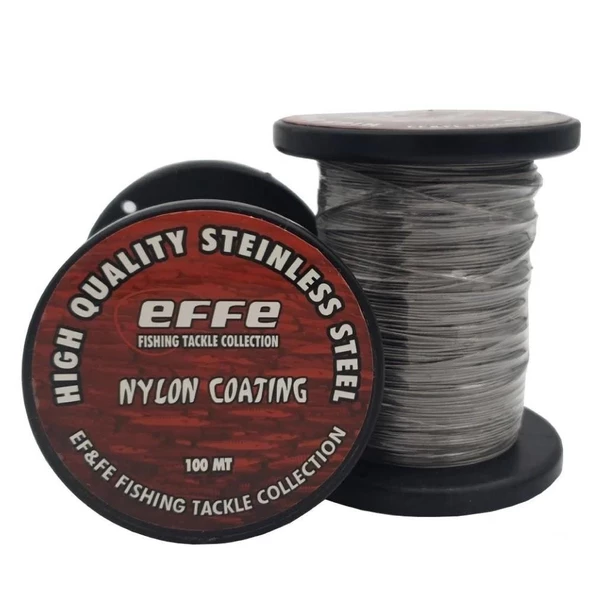 EFFE Çelik Olta Teli Lüfer Turna Dişli Balık İçin 100m Tel