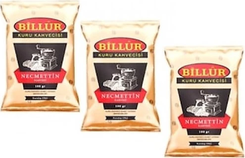 Billur Kuru Kahvecisi Necmettin Dibek Kahvesi 3x100 G - 2