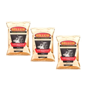 Billur Kuru Kahvecisi Necmettin Dibek Kahvesi 3x100 G - 3