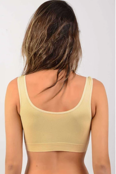 Elite Life Sünger Destekli Kadın Ten Büstiyer 772 - Resim 2