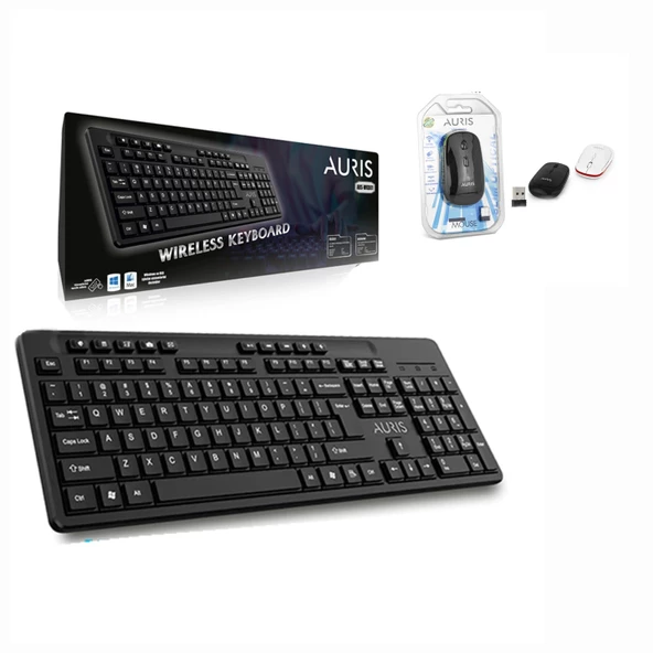 AURİS Kablosuz Klavye ve Mouse Seti