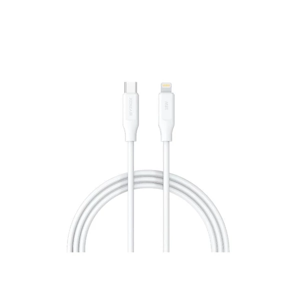 Syrox PD18LK Type-c to Lightning 1m / 18W PD 3.0A Şarj ve Data Kablosu - 2