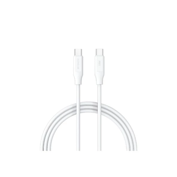 Syrox PD18TK Type-c to Type-c 1m / 18W PD 3.0A Kablo - 2