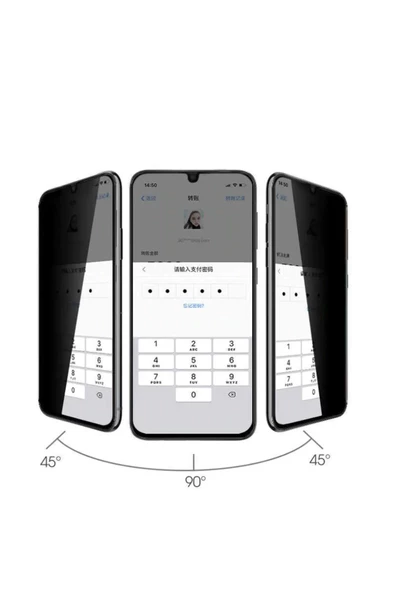 Samsung A23 Uyumlu Hayalet Ekran Gizli Tam Kaplayan Kırılmaz Cam Seramik Ekran Koruyucu Film - 4
