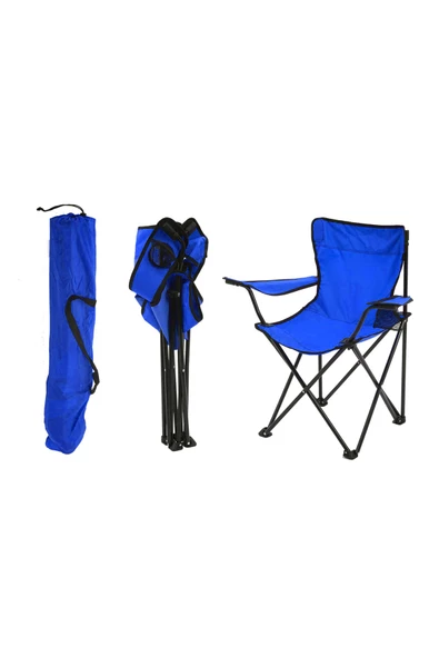 EXENT Rejisör Kamp Sandalyesi Katlanır Çantalı Piknik, Plaj, Balıkçı Sandalyesi - 8